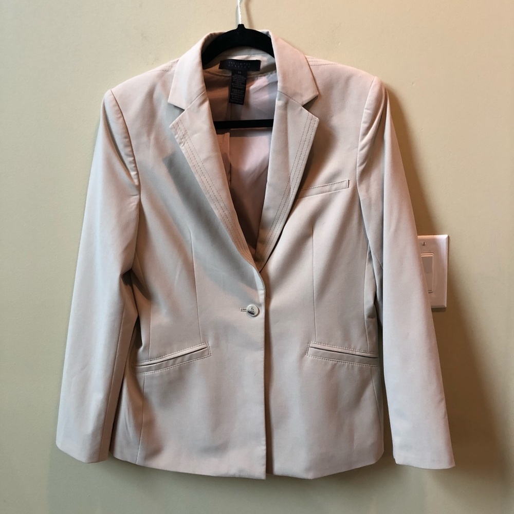 The Limited khaki stretch blazer